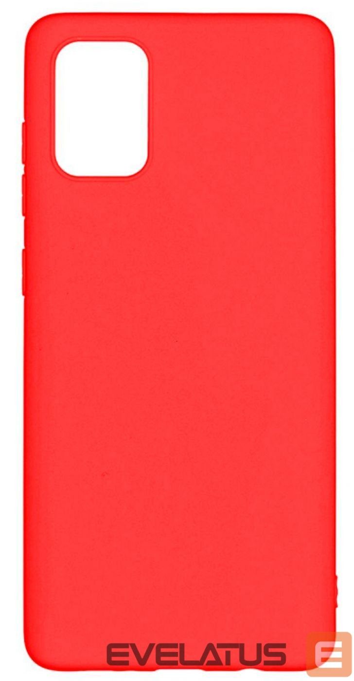 Aizmugurējais vāciņš Evelatus Xiaomi Mi 10T Nano Silicone Case Soft Touch TPU Red