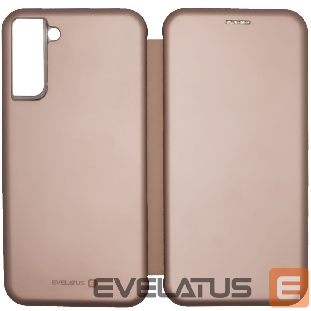 Atveramie maciņi Evelatus Samsung Galaxy S21 Plus Book Case Rose Gold