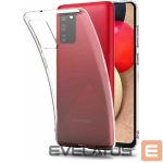 Aizmugurējais vāciņš Evelatus Samsung Galaxy A02s Clear Silicone Case 1.5mm TPU Transparent