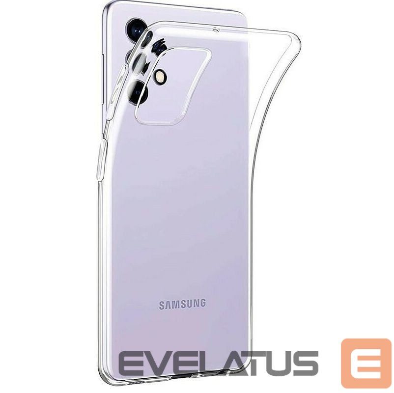 Aizmugurējais vāciņš Evelatus Samsung Galaxy A32 Clear Silicone Case 1.5mm TPU Transparent