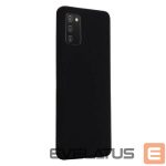 Aizmugurējais vāciņš Evelatus Samsung Galaxy A02s Nano Silicone Case Soft Touch TPU Black