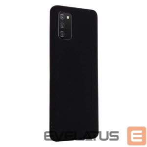 Aizmugurējais vāciņš Evelatus Samsung Galaxy A02s Nano Silicone Case Soft Touch TPU Black