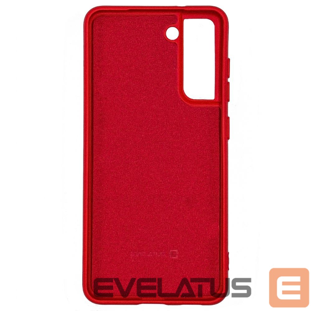 Aizmugurējais vāciņš Evelatus Samsung Galaxy S21 Plus Nano Silicone Case Soft Touch TPU Red