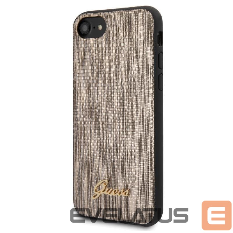 Aizmugurējais vāciņš Guess Apple iPhone 7/8/SE2020 Lizard Cover Gold