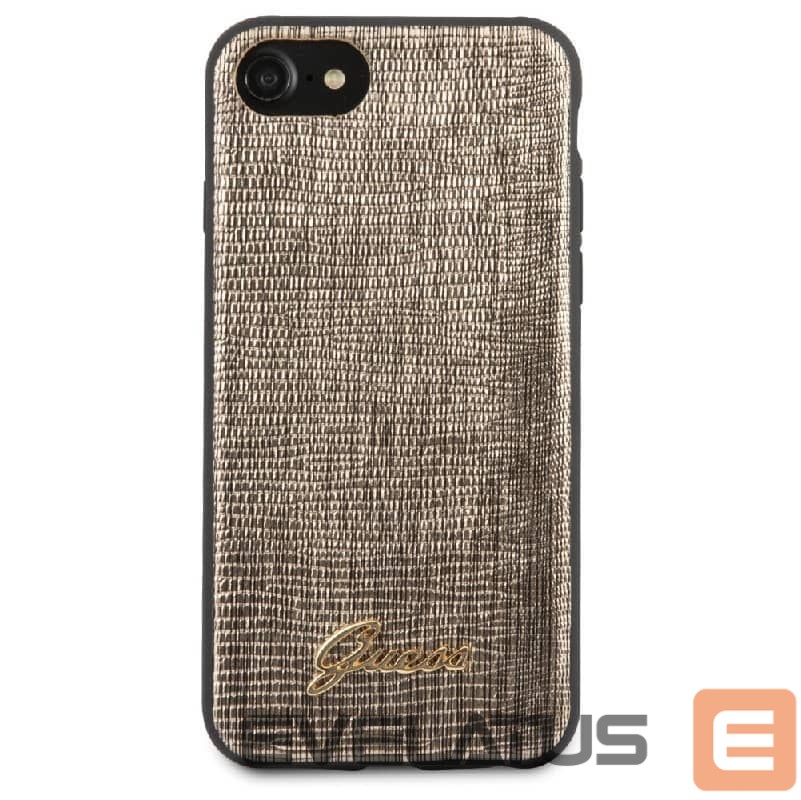 Aizmugurējais vāciņš Guess Apple iPhone 7/8/SE2020 Lizard Cover Gold