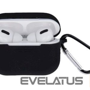 Maciņš austiņām iLike Apple Airpods 3 with hook Case Black