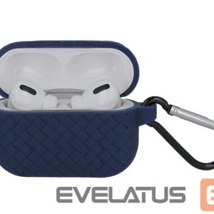 Maciņš austiņām iLike Apple Airpods 3 with hook Cas Navy Blue