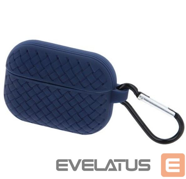 Maciņš austiņām iLike Apple Airpods 3 with hook Cas Navy Blue