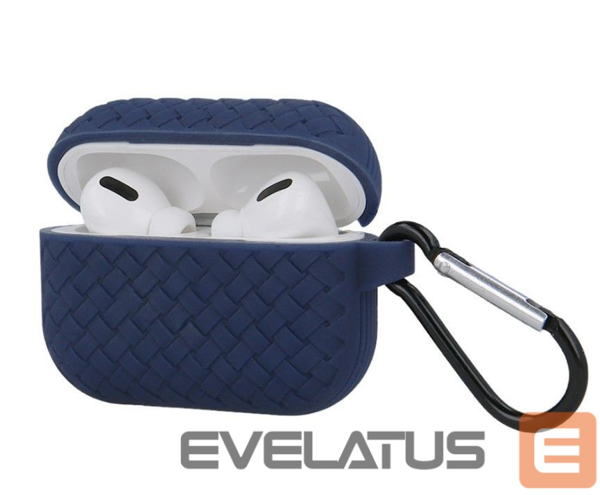 Maciņš austiņām iLike Apple Airpods 3 with hook Cas Navy Blue
