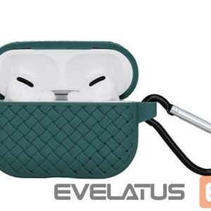 Maciņš austiņām iLike Apple Airpods Pro 2 / Airpods Pro Braid case Green