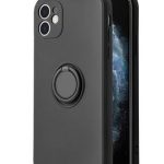 Aizmugurējais vāciņš iLike Apple iPhone 14 Pro SILICONE RING Black