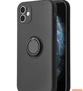 Aizmugurējais vāciņš iLike Apple iPhone 14 Pro SILICONE RING Black