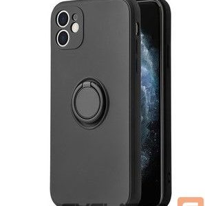 Aizmugurējais vāciņš iLike Apple iPhone 14 SILICONE RING Black