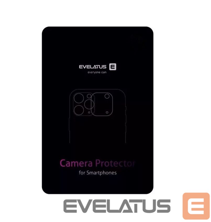 Aizsargstikls Evelatus Apple iPhone 14 Pro / 14 Pro Max Full Camera Lens Protector Armor Deep Purple