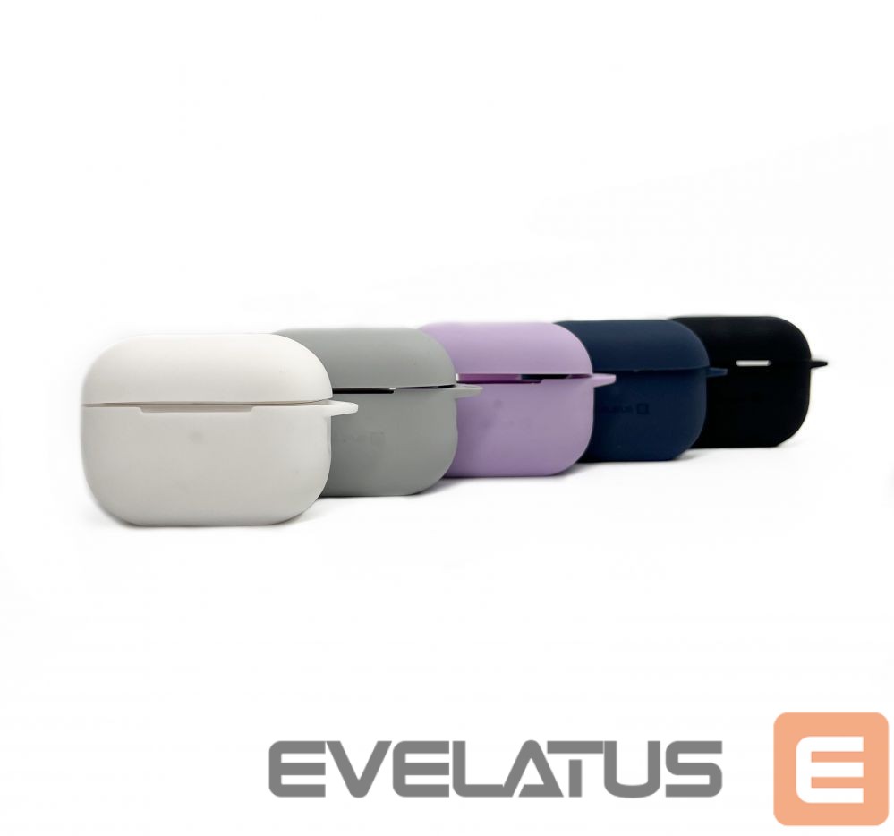 Maciņš austiņām Evelatus Apple AirPods Pro 2 Silicone Case White