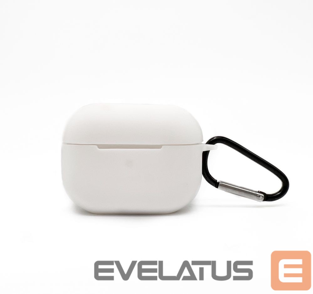 Maciņš austiņām Evelatus Apple AirPods Pro 2 Silicone Case White