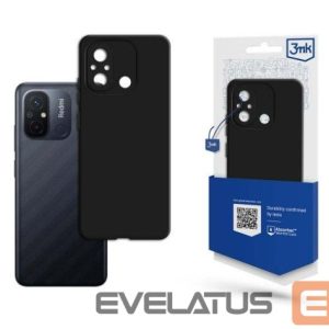 Aizmugurējais vāciņš 3MK Xiaomi Redmi 12C Matt Case Black