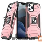 Aizmugurējais vāciņš Wozinsky Apple iPhone 13 Pro Max Ring Armor Case Kickstand Tough Rugged Pink