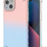 Aizmugurējais vāciņš iLike Apple iPhone 14 pink and blue armored Protect Case Blue