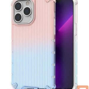 Aizmugurējais vāciņš iLike Apple iPhone 14 Pro Max pink and blue armored case Protect Case