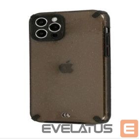 Aizmugurējais vāciņš iLike Apple IPHONE 12 PRO MAX ARMOR GLITTER CASE Black