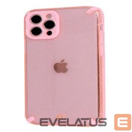 Aizmugurējais vāciņš iLike Apple IPHONE 12 PRO ARMOR GLITTER CASE Pink