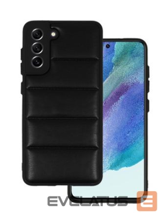 Aizmugurējais vāciņš iLike Samsung GALAXY S21 FE LEATHER 3D CASE Black