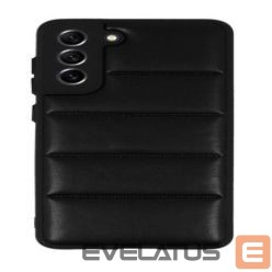 Aizmugurējais vāciņš iLike Samsung GALAXY S21 FE LEATHER 3D CASE Black