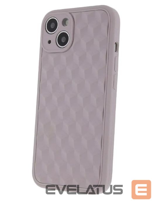 Aizmugurējais vāciņš iLike Apple 3D Cube case for iPhone 14 Pro 6,1 Coffee