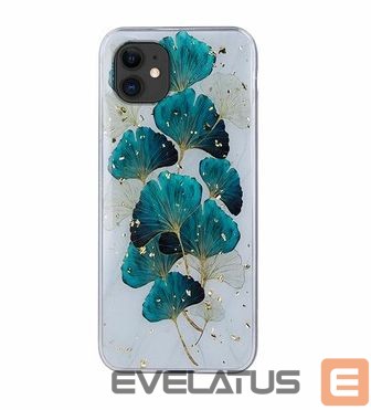 Aizmugurējais vāciņš iLike Apple Gold Glam case for iPhone 11 leaves
