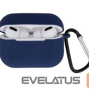 Maciņš austiņām iLike Apple Case for Airpods Pro 2 dark blue with hook