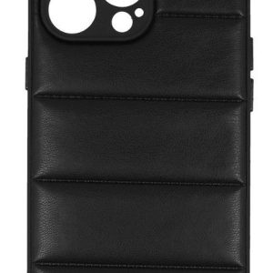 Aizmugurējais vāciņš iLike Samsung GALAXY A14 4G LEATHER 3D CASE Black