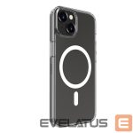 Aizmugurējais vāciņš Evelatus Apple iPhone 15 Clear Case with MagSafe Transparent