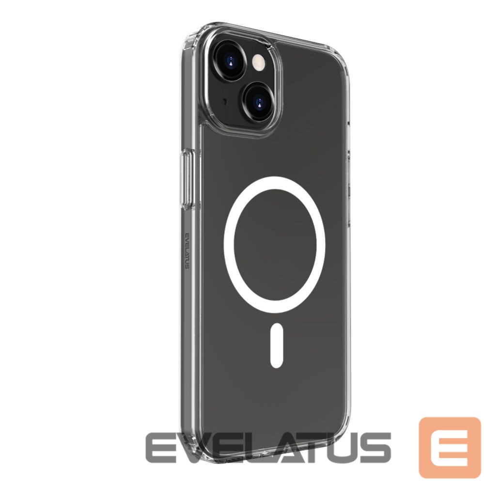 Aizmugurējais vāciņš Evelatus Apple iPhone 15 Plus Clear Case with MagSafe Transparent