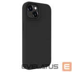 Aizmugurējais vāciņš Evelatus Apple iPhone 15 Premium Soft Touch Silicone Case Black