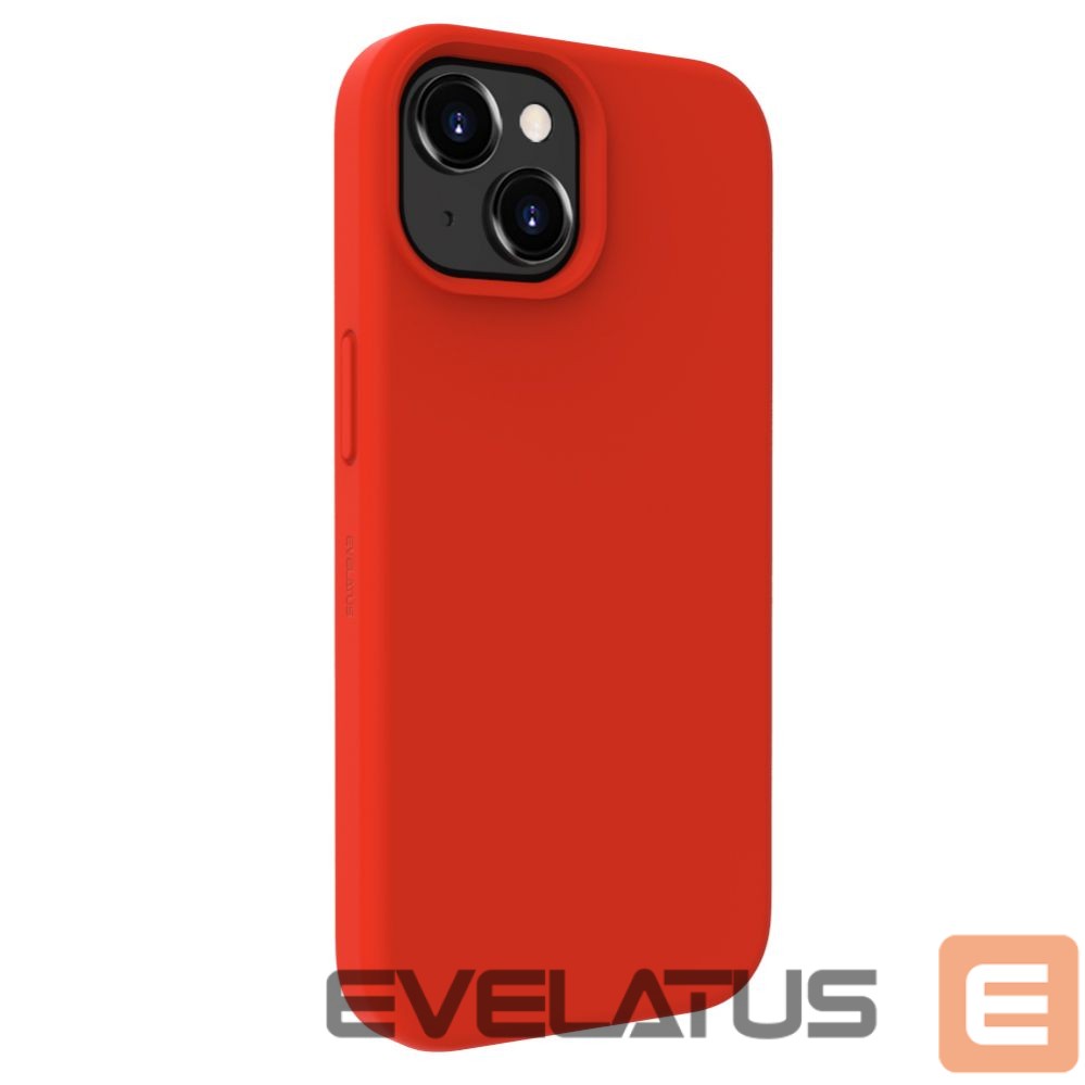 Aizmugurējais vāciņš Evelatus Apple iPhone 15 Premium Soft Touch Silicone Case Red