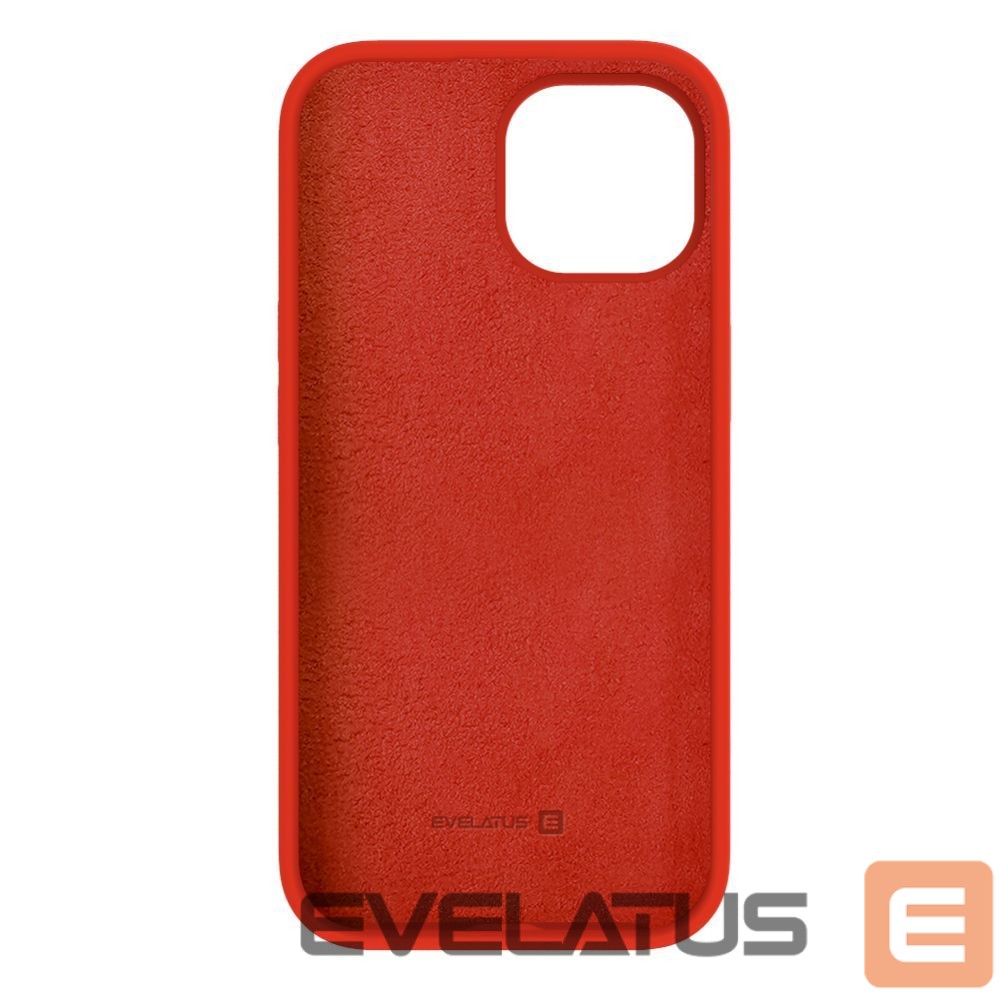 Aizmugurējais vāciņš Evelatus Apple iPhone 15 Premium Soft Touch Silicone Case Red