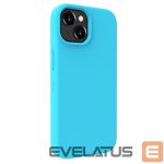 Aizmugurējais vāciņš Evelatus Apple iPhone 15 Plus Premium Soft Touch Silicone Case Cyan Blue