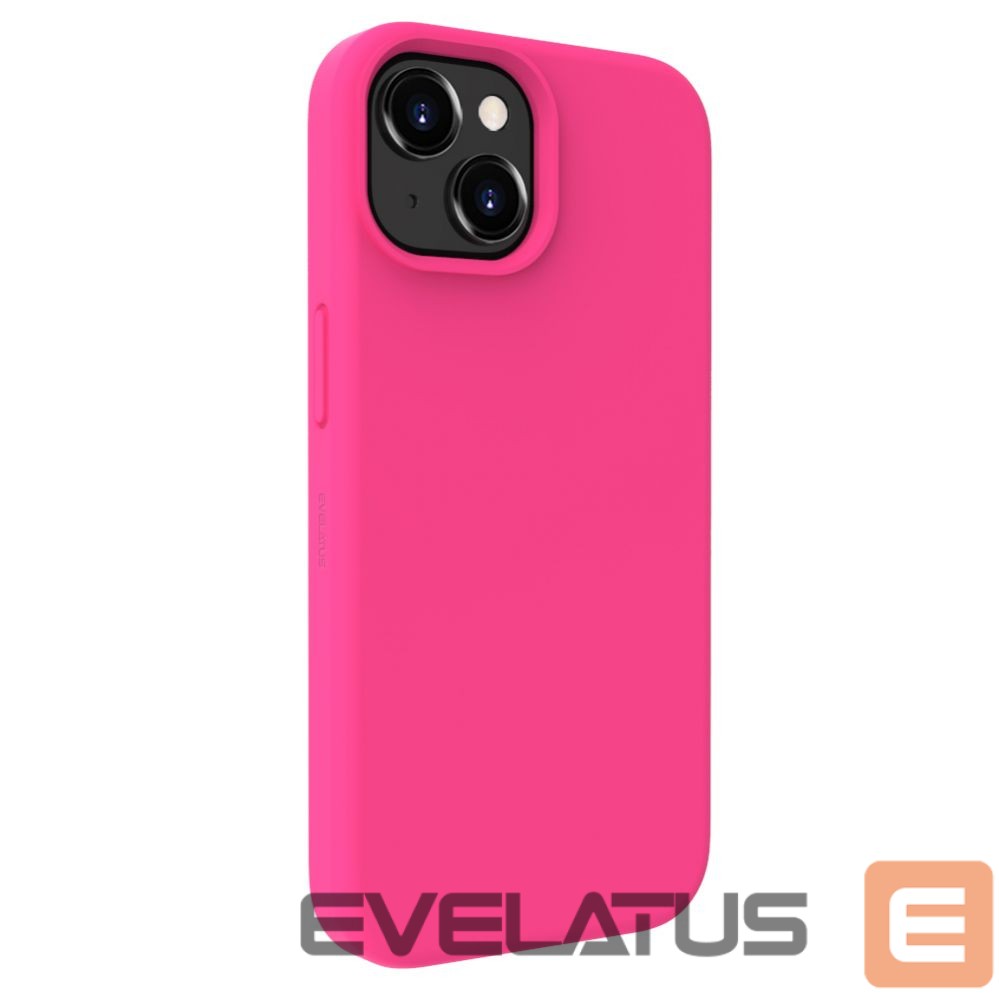 Aizmugurējais vāciņš Evelatus Apple iPhone 15 Plus Premium Soft Touch Silicone Case Pink