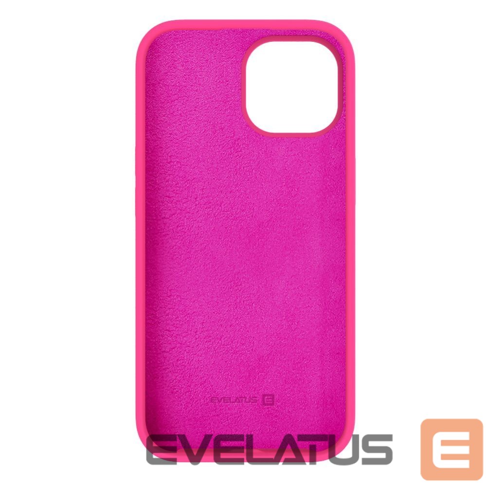 Aizmugurējais vāciņš Evelatus Apple iPhone 15 Plus Premium Soft Touch Silicone Case Pink