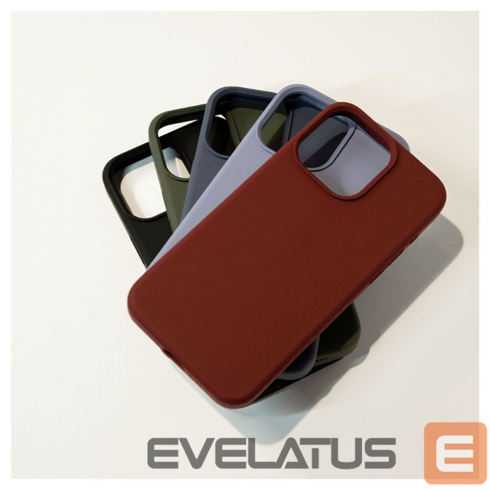 Aizmugurējais vāciņš Evelatus Apple iPhone 15 Pro Premium Soft Touch Silicone Case Lavender Gray