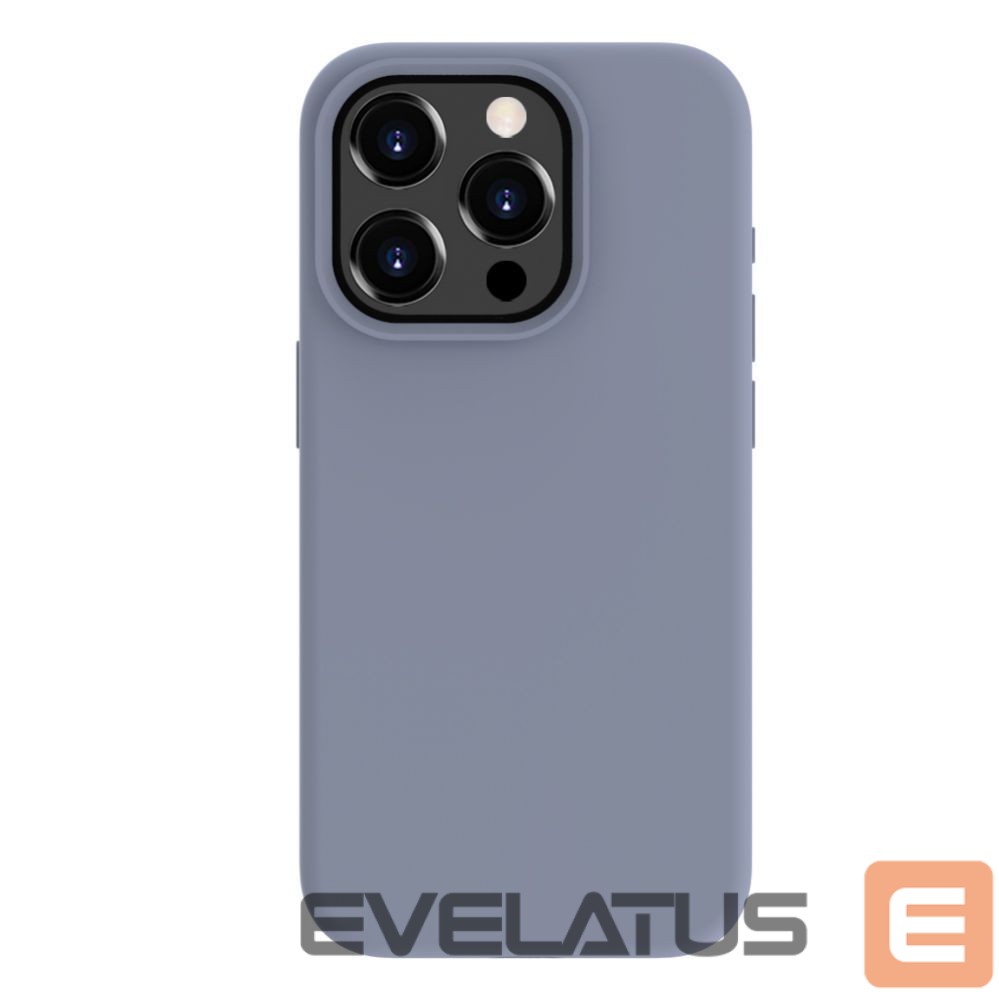 Aizmugurējais vāciņš Evelatus Apple iPhone 15 Pro Premium Soft Touch Silicone Case Lavender Gray