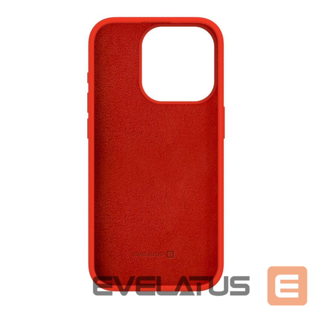 Aizmugurējais vāciņš Evelatus Apple iPhone 15 Pro Premium Soft Touch Silicone Case Red