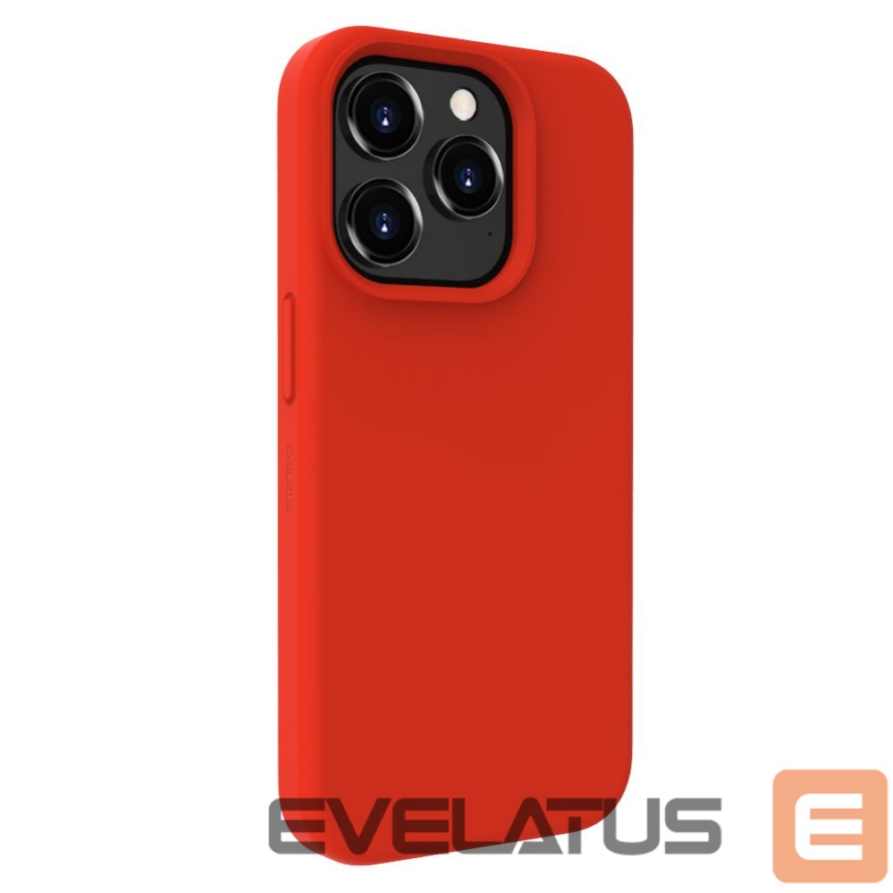 Aizmugurējais vāciņš Evelatus Apple iPhone 15 Pro Premium Soft Touch Silicone Case Red