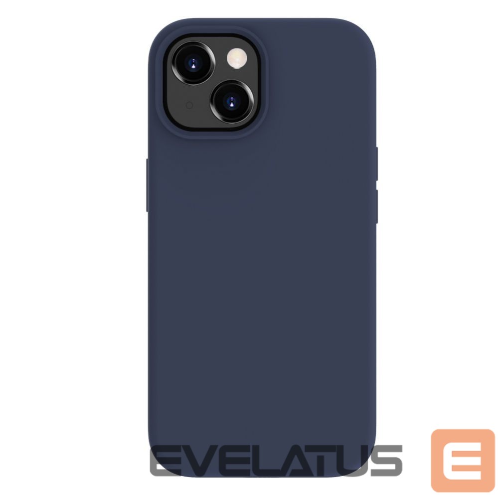 Aizmugurējais vāciņš Evelatus Apple iPhone 15 Premium Magsafe Soft Touch Silicone Case Midnight Blue