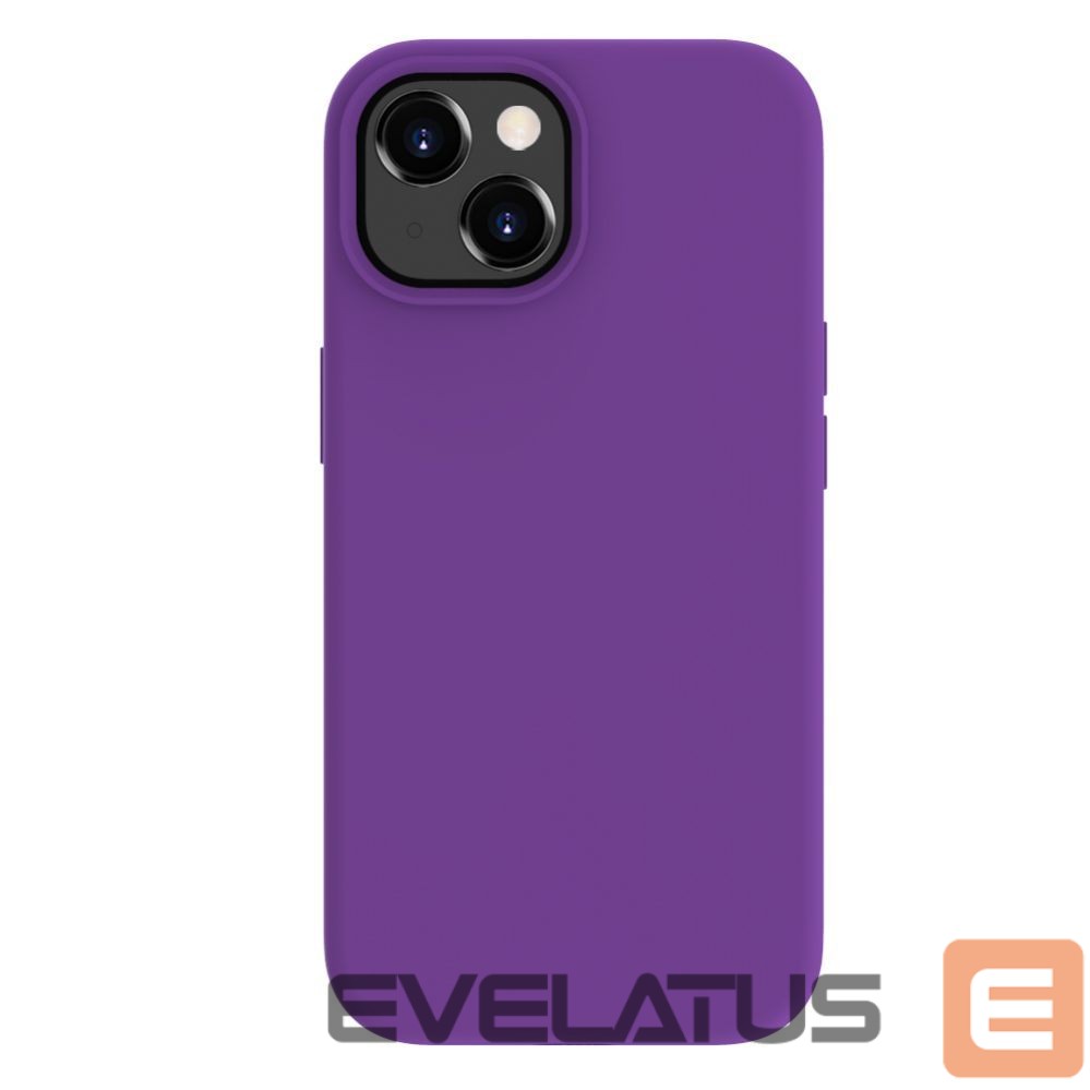 Aizmugurējais vāciņš Evelatus Apple iPhone 15 Plus Premium Magsafe Soft Touch Silicone Case Deep Purple