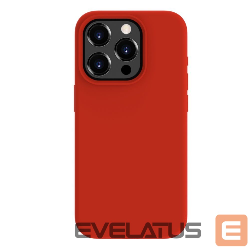 Aizmugurējais vāciņš Evelatus Apple iPhone 15 Pro Max Premium Magsafe Soft Touch Silicone Case Red