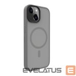 Aizmugurējais vāciņš Evelatus Apple iPhone 15 Hybird Case With Magsafe PC+TPU Silver