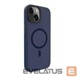 Aizmugurējais vāciņš Evelatus Apple iPhone 15 Plus Hybird Case With Magsafe PC+TPU Dark Blue