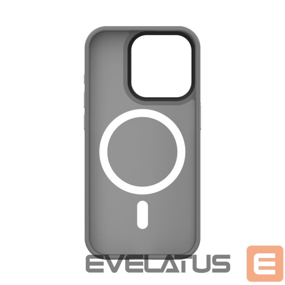Aizmugurējais vāciņš Evelatus Apple iPhone 15 Pro Hybird Case With Magsafe PC+TPU Silver
